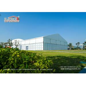 China 15x40m 400 Seaters Aluminum Luxury Wedding Tents With Glass Walls Decoration supplier