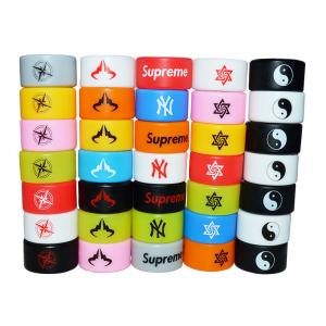 China Colorful Rubber Vape Silicone Ring Band Superman Flash Captain supplier