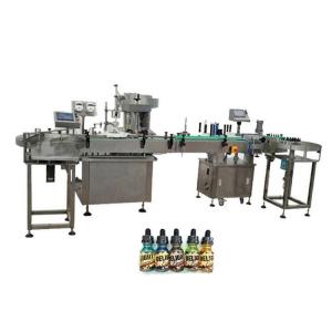 Two Heads Fully Automatic Bottle Filling Machines For 30ml Amber Bottles