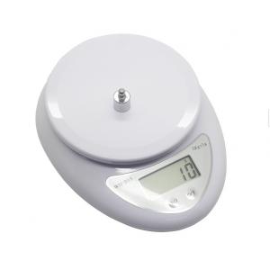 Wh-B05 Electronic Digital Kitchen Food Scale 5kg/1 g, White Nutrition Scales Small Electronic Scales