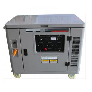 China Small silent air cooled 7500w portable gasoline generator mobile genset engine single phase supplier