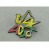 ADDC Soft Enamel Pin Zinc alloy And Glitter Black Nickel Plating 1.5 inch