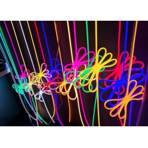 China Dome 5050 SMD LED Pure Silicone Neon Flex Strips With 24V RGB Color Changing supplier