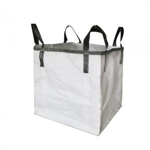 White PP Bulk Bag / PP Big Bags 1000KG FIBC Bulk Bags For Sugar / Sand