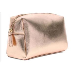 PU Leather Portable Makeup Cosmetic Bag Waterproof For Promotion