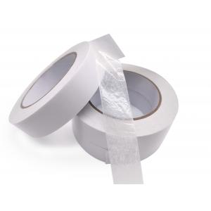 China Acrylic Adhesive Double Coated Tissue Tape , Paper Masking Tape Various Sizes supplier