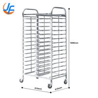 China RK Bakeware China-Nesting Commercial Stainless Steel Trolley Rack / Customized Baking Rack For Industrial Bakeries on sale