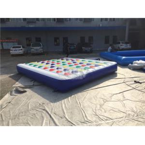 China Pvc Material Inflatable Twister Mattress For Adult And Kids 5m Width supplier