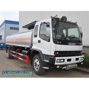 20 CBM ISUZU Fuel Tanker Truck Stainless Steel Petroleum Tanker Truck