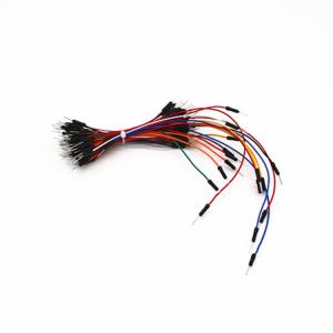 Diameter 0.6mm Pin Male To Male Breadboard Jumper Wires ROHS Certificated