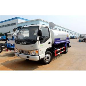 JAC 4x2 5000 Liters Water Sprinkler Tank / Carbon Steel Water Tanker Truck