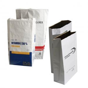 China Custom Printed 7 Colors Kraft Paper Packaging Bags Custom Closure And Shape supplier