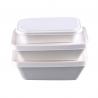 China Bagasse Rectangle 750ml Pulp Food Containers With Lid wholesale