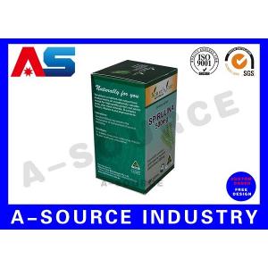 Glossy Finish Pharmaceutical Packaging Box / Medicine Paper Box For Pill Bottle
