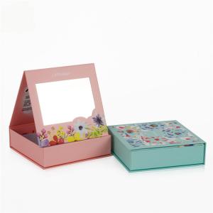 China Colorful Small Rigid Magnetic Gift Box , Decorative Gift Boxes With Mirror Insert supplier