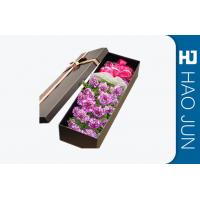 China High End Flower Bouquet Delivery Boxes / Fashionable Cardboard Rose Boxes on sale