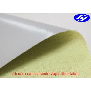 Para Aramid Staple Fiber Fabric Coated One Side Silicone For Welding Robot