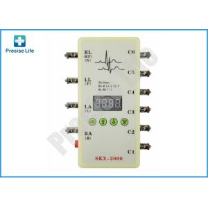 China Patient Monitor signal ECG Medical Simulator Machine With 2 Type Waveform ECG simulator on sale