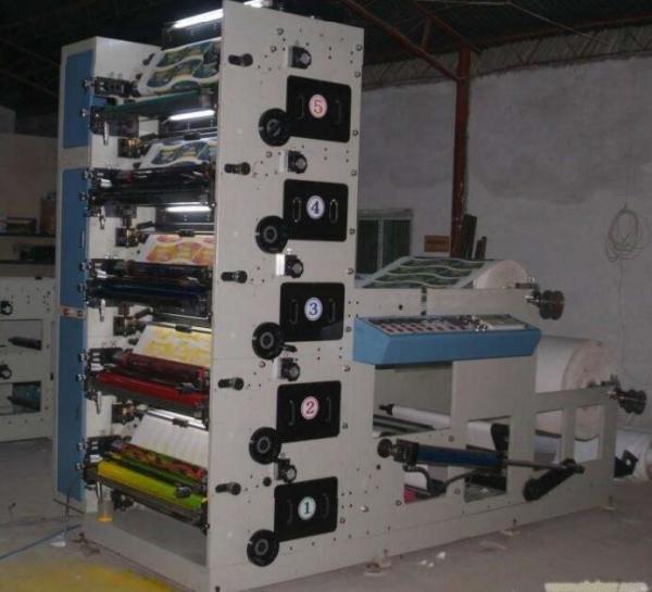 Max Width 850mm Paper Label Printing Machine , Automatic High Speed Flexographic