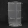 China Rotating Frosted Acrylic Sunglasses Display Stand Free Standing Eyewear Display For 9pcs Glasses wholesale