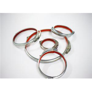 Modular Duct Fittings Quick Release Clamping Ring With Seal For Pipes