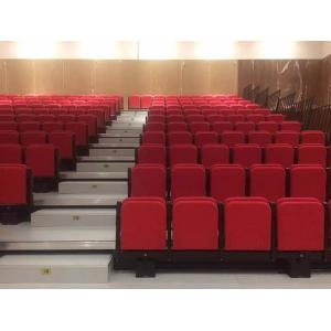 Customized Size Telescopic Bleacher Seating Motorized Bleachers 300mm Step Height