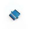 China FTTH SC Optic Fiber Adapter with UPC Eared Dustproof Duplex Coupler PBT Material wholesale