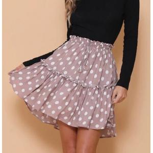 China Newest Design Women Polka Dot Mini Skirt supplier