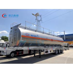 50CBM Aluminum Fuel Tank Trailer For Long Distance Delivery