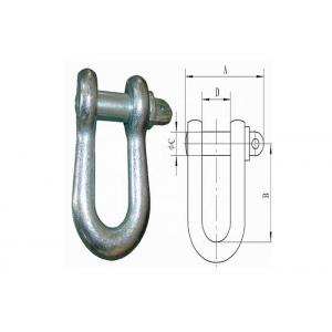 Safety Stringing Equipment Overhead Line Construction Tools Connecting Link High Strength U Shackle