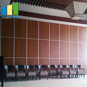 China Five Star Hotel Acoustic Room Divider Sound Insulation Foldable Sliding Partition supplier