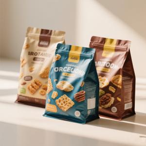 China Eco Degradable Fiber Stand-Up Pouch | 90-Day Decomposition + 10-Color Printing wholesale