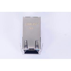 China 単一の港 USB 磁気 RJ45 ジャック GO/GO LEDs のタブ保護された 08B0-1B1T-36-F と wholesale