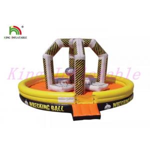 High Durability Inflatable Wrecking Ball Commercial Blow Up Sport Game For Rental