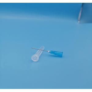 Disposable Deep Blue Sterile 23g Hypodermic Needle With 0.6mm Out Diameter