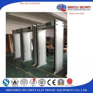 China 33 Zones Metal Detector Door By Wifi To Connect PC / Airport Door Frame Metal Detector supplier