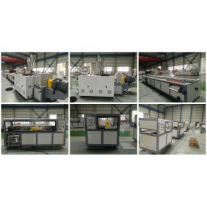 Decorative WPC Profile Extrusion Line Outdoor Garden Decking Board