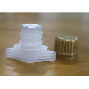 China Seal Liner Plastic Pour Spout Caps Closure With Aluminum Sealing Foil supplier