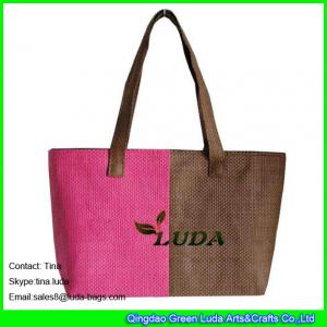 LUDA unique handbags summer beach paper straw ladies handbag