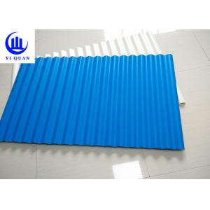 Color Lasting Kerala PVC Roof Tiles Trapeziodal Or Wave Anti Aging Layer