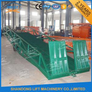 China Adjustable Warehouse Container Loading Ramps , Electric Container Yard Ramp supplier