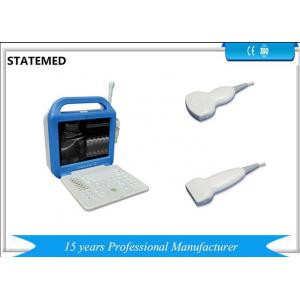 China Veterinary Portable Laptop Black / White Ultrasound Scanner With 3.5Mhz Convex Probe supplier