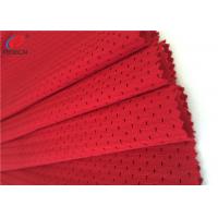China Red Color 100 % Polyester Mesh Fabric For Sports / Office Chair ,Eco - Friendly on sale