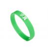 China Promotional Sports Advertsing Emboss Printed Custom Silicone Rubber Wristbands wholesale