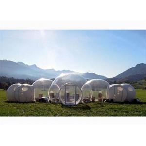 New Design Half Transparent Inflatable Bubble Tent with Five Rooms for Sale