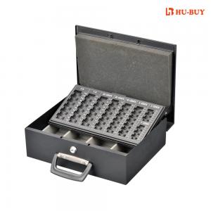 China OEM Metal Cash Box , Modern Office Powder Euro Coin Collection Safes supplier