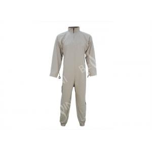 Long Sleeve Protective Work Clothing 100% Nylon Taslan Mens Zip Up Overalls
