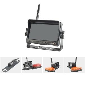 HD Wireless Truck Rearview Camera Reversing Monitor 4 Channels