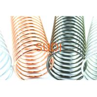 China Twin Ring 1.4mm Diameter Metal Spiral Binding Coils For Coil Books on sale