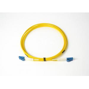 China Singlemode 9 / 125 Duplex Optical Fiber Patch Cord / fiber Optic Jumper LC-LC supplier